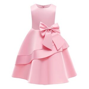 Flower Girls Dress Pink Pageant Party Gowns Princess Party Dress